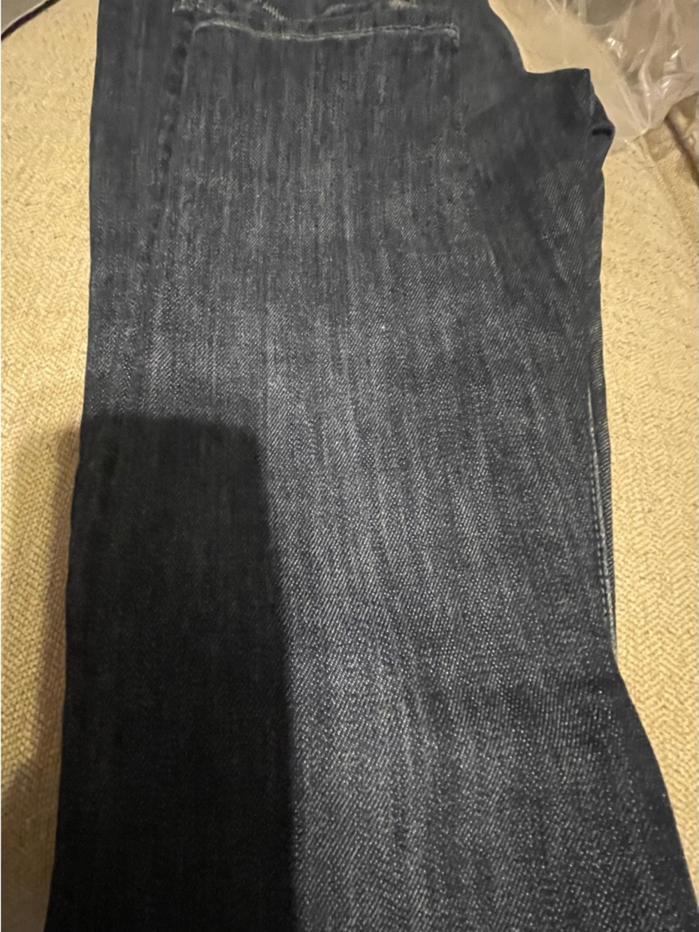 7 for All Mankind Gwenevere Super Skinny Jeans Low Rise Dark Wash Size 24 Denim - Picture 16 of 16
